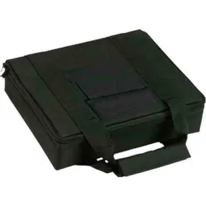 Bulldog Hard Side Nylon Case - 8"x7"x2" Black For 2 Pistols