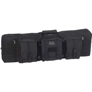 Bulldog 43" 2 Gun Tactical Cse - 3 Large Access Pockets Black