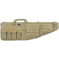 Gps Tactical Ar Case 42" Tan - W/external Handgun Holder