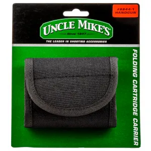 Uncle Mikes Folding Cartridge Carrier, Unc 8844-1 Cartridge Carrier Hndgn Blk