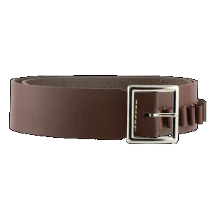 Hunter Company Cartridge Belt, Hunt 1451l 2in Cart Leather Belt 45c Lrg Brn