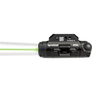 Viridian Laser/light X5l Green - Gen3 Uni Rail Mnt W/ecr