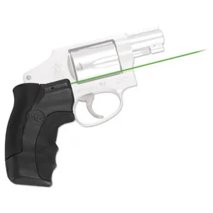 Ctc Laser Lasergrip Green S&w - J-frame Rnd Butt Recoil Reduc