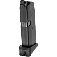 Kci Usa Inc Magazine Glock 43 - 9mm 6 Rnd Blk Poly W/grip Ext