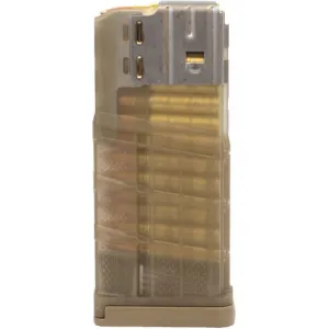 Lancer Magazine L7awm Sr-25 - 7.62x51 25rd Translucent Fde