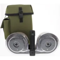 Iver Johnson Magazine Ar15 - .223 100rd Drum Blk/green