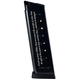 Mec-gar Magazine 1911 Govt. - .45acp 8rd Blued 2nd Amendment