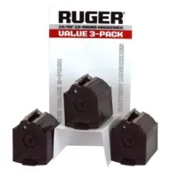 Ruger Magazine 10/22 .22lr - 10-rounds Black Plastic 3pack