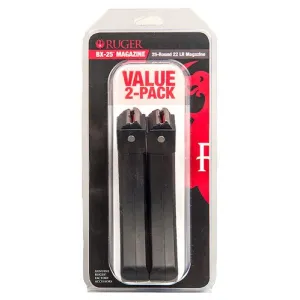 Ruger Magazine 10/22 .22lr - 25-rounds Polymer 2-pack