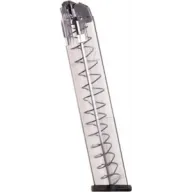 Ets Magazine Glock 18 9mm 31rd - Translucent Fits 17/19/26/34