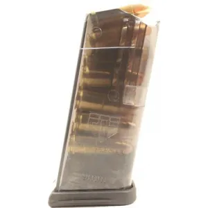 Ets Magazine Glock 19 9mm 10rd - Translucent Fits 19/26