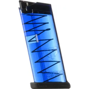 Ets Magazine Glock 43 9mm 6rd - Trans Blue Fits 43