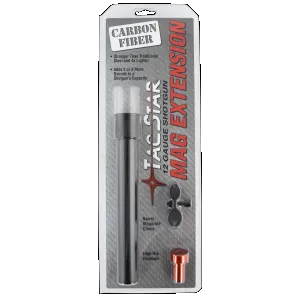 Tacstar Mag Extension, Tac 1081504 Mag Carbn Fiber Moss 930 Ext Tube