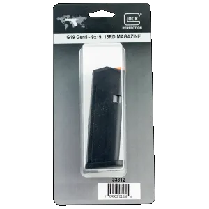 Glock Oem, Glock 33812 Mag G19 G5 9mm 15r Pkg