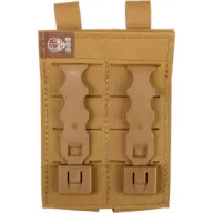 Grey Ghost Double Pistol Magna - Mag Pouch Laminate Coyote Brn