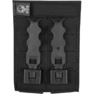 Grey Ghost Double Pistol Magna - Mag Pouch Laminate Black