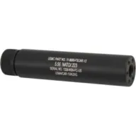 Guntec Ar15 Fake Suppressoressor - 5.5" 1/2x28 Threads Black