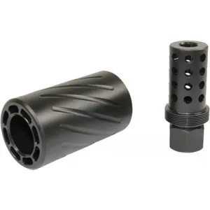 Guntec Ar15 5.56 Muzzlebrake - W/ Quick Detach Blast Shield