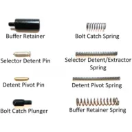 2a Spring/detent Kit - Builder Series Ar15 Black