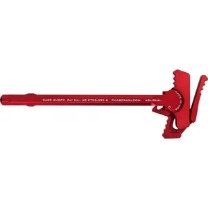 Phase 5 Charging Handle Ambidextrous- - Battle Latch For Ar-15 Red