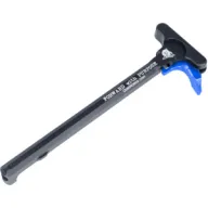 Odin Extended Charging Handle - Blue For Ar-15