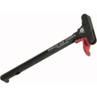 Odin Extended Charging Handle - Red For Ar-15
