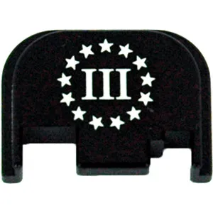 Cruxord Back Plate 3% Flag - Fits Most Glocks Gen 1-4