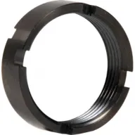Iron City Castle Nut Titanium - Ar-15 Raw (silver) Titanium