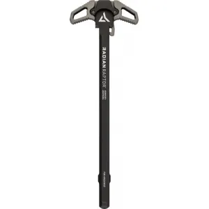 Radian Raptor Charging Handle - Tungsten Grey For Ar10/sr25