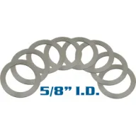 Yhm Barrel Shim Set 5/8" I.d. - Set Of 6