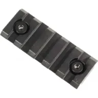 Guntec Removable Accy Rail - 2" Keymod Black