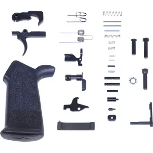 Guntec Complete Lower Parts - Kit Ar15 W/ Ergonomic Grip