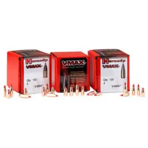 Hornady Bullets 22 Cal .224 - 50gr V-max 100ct