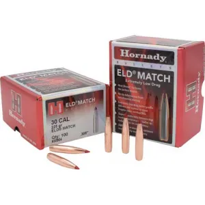 Hornady Bullets 30cal .308 - 225gr. Eld-match 100ct