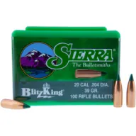Sierra Bullets .20 Cal .204 - 39gr Blitzking 100ct