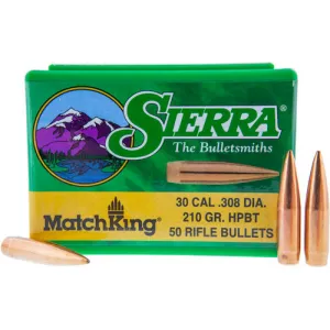 Sierra Bullets .30 Cal .308 - 210gr Hpbt Match 50ct