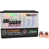 Sierra Bullets .45 Cal .4515 - 200gr Jhp Sig V-crown 100ct