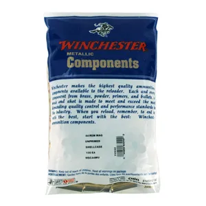 Winchester Unprimed Cases .44 Rem Mag - 100-pack