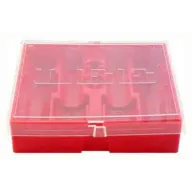 Lee Die Box Flat Style For - 4-die Set