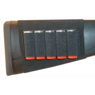 Grovtec Shotgun Shell Holder - Buttstock Sleeve Open Style Bk
