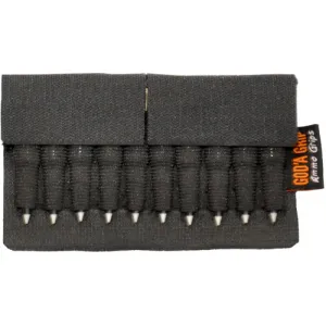God'a Grip Ammo Grip Standard - 10 Shell Holder Black W/ 3m