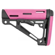 Hogue Ar-15 Collapsible Stock - Pink Rubber Mil-spec