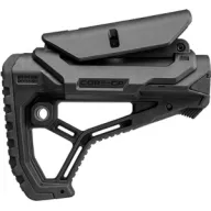 F.a.b. Defense Buttstock Ar-15 - /m4 Black Adj Cheek Piece