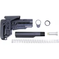 Guntec Multi Cal Collapsible - Stock Set W/adj Cheek Riser