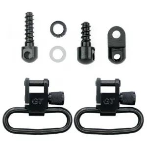 Grovtec Swivel Set For Ruger - 10/22#3 & 44 1.25" Loops Blk