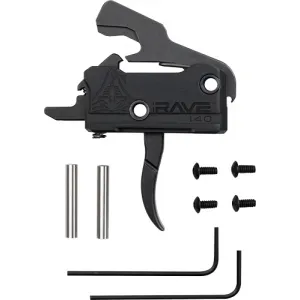 Rise Trigger Rave 140 Sst - 3.5lb Ar-15 W/anti Walk Pins