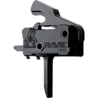 Rise Trigger Rave 140 Flat Sst - 3.5lb Ar-15 W/anti Walk Pins