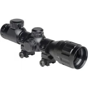 Hatsan Optima 4x32ce Ao - Compact Scope W/ Rings & Caps