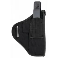 Blackhawk , Bhwk 40na03bk Ambidextrousd Nylon Lg Auto Holster