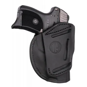 1791 Gunleather 4 Way, 1791 4wh-1-vtg-r 4way Iwb/owb Size 1 Vintage Blk